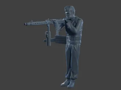 German Tank Crew unit ww2 GTC2 001 3D print model