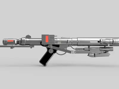 E 11 D Blaster for 1 12 scale  3D print model