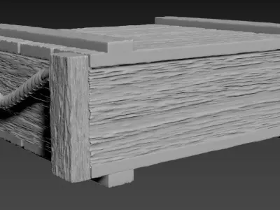 Caja de madera 3D print model