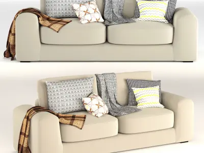 sofa modern furniture 3D model