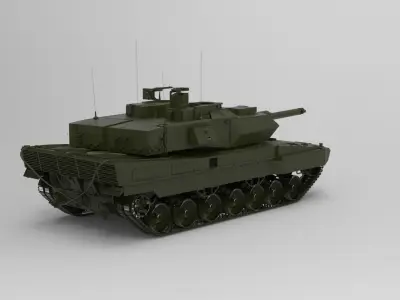 Stridsvagn 122 tank 3D model