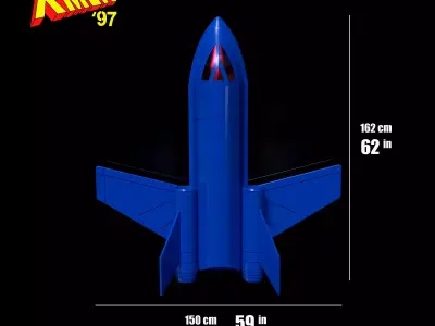 BLACKBIRD X-JET - X-MEN - MARVEL LEGENDS Size 3D print model