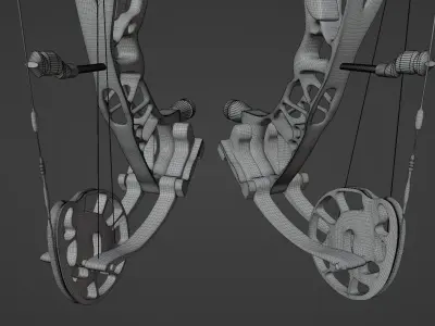 Compound bow 3D model