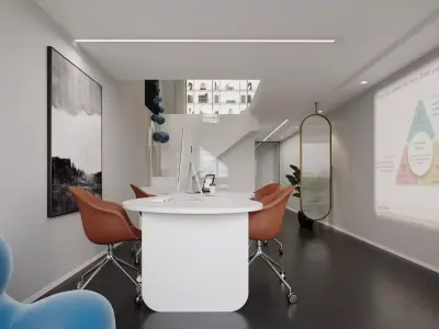  Office interior scene 33 3D model