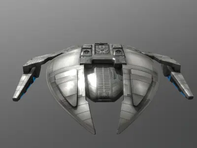 30spaceship spaceship 3D model