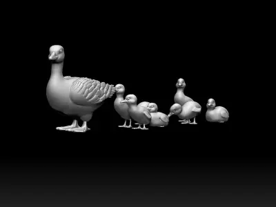 duckling duck 3D model