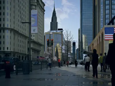 Wall Street 3D model