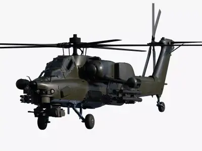 Attack Helicopter MI-28 Havoc 3D model