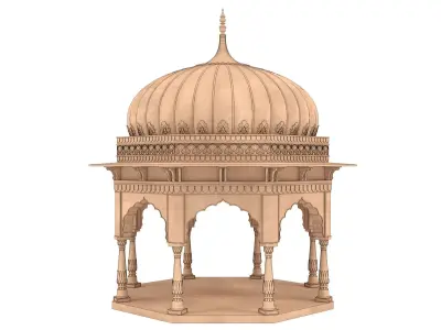Indian Palace Dome 3D model