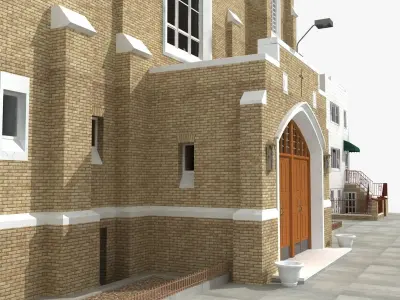 Saints Cyril and Methodius Roman Catholic Church 3D model