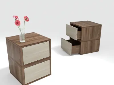 Nightstand Curbstone  Free 3D model
