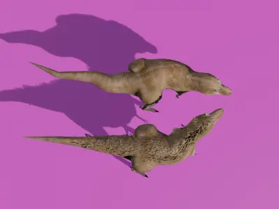 Tirannosaurus Rex scientifically reconstructed 3D model