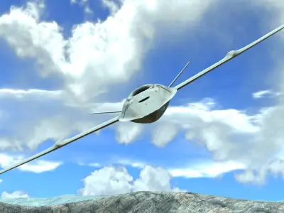 MQ-25 Stingray 3D model