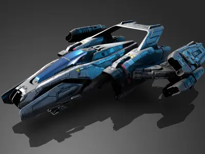 SF Fighter - Plug and Fly 3D model