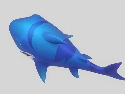 Cartoon Fish 16 Low-poly 3D model