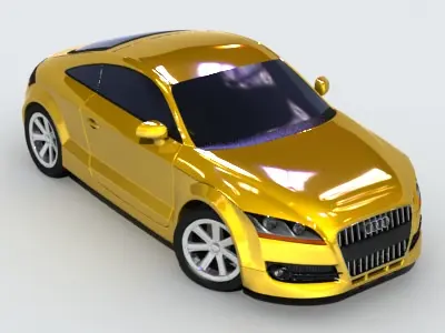 Audi TT 2006 Free 3D model