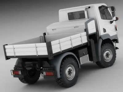 Mercedes Unimog U20 3D model