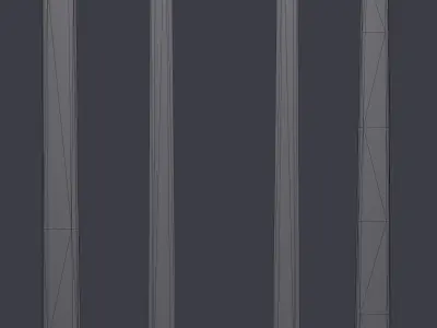 One-handed sword with scabbard Low-poly 3D model