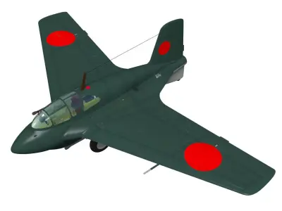 Mitsubishi J8M Ki-200 Syusui 3D model