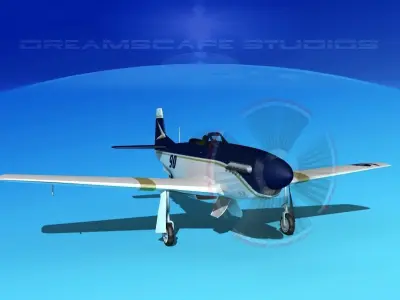 P-51 Mustang Sport V10 3D model