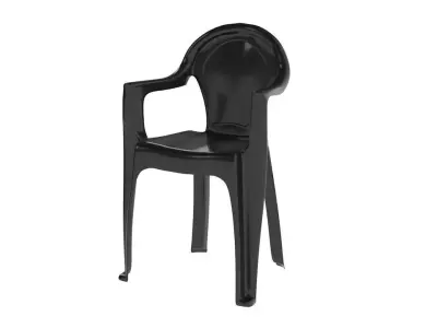 Plastic Chair Free 3D model buy