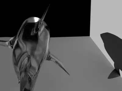 Glass Shark model 3D model