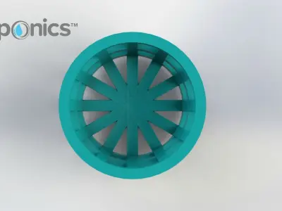 Planter - 3Dponics Herb Garden Free 3D print model