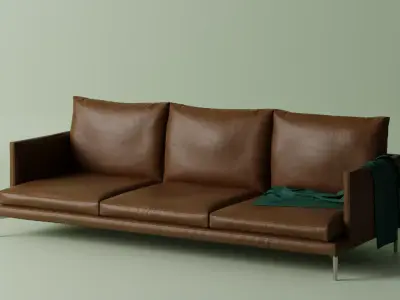 Williams leather sofa Free 3D model