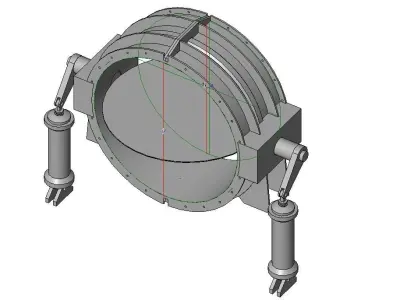 Butterfly Valve 3D model