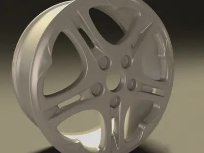 Car rim 4 3D model