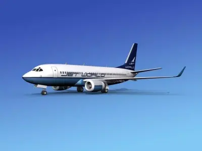 Boeing 737-700ER Jet World 3D model