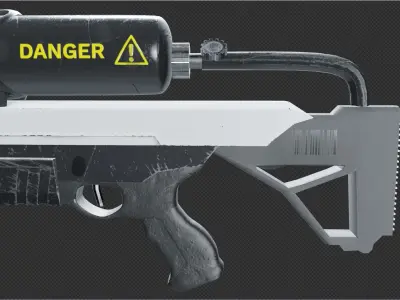 The Boring Company - Not a Flamethrower PBR 2K Textures Low-poly 3D model