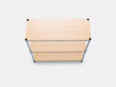 OMAR 1 shelf section 1 Low-poly 3D model