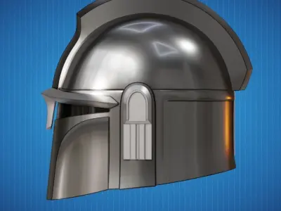 Gladiator Mandalorian Helmet 3D print model
