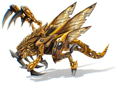 Animated Monster Insect Creature Bug Low-poly 3D model