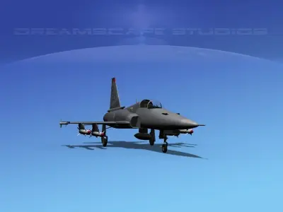 Northrop F-20 Tigershark V04 3D model