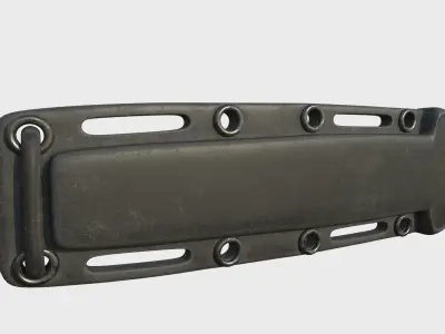 Kabar Knife Pack with Sheath 3D model