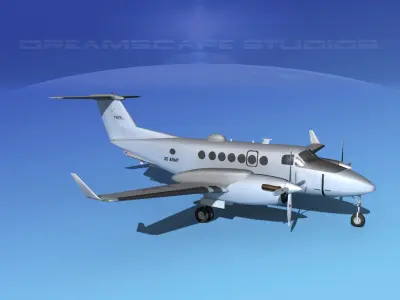 Beechcraft MC-12W Liberty V02 3D model
