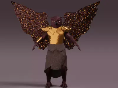 Owl man  3D model