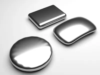 Stainless Steel Soap Bar 3D model