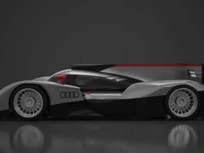 AUDI R18 Free 3D model