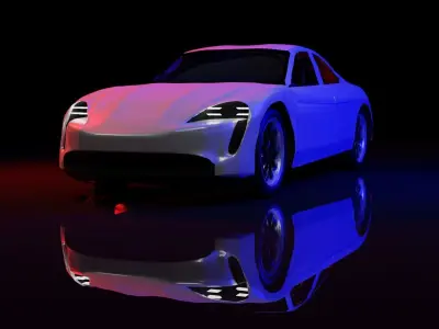 Porsche Taycan for free Free 3D model