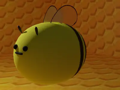 Abeja bee Free 3D model