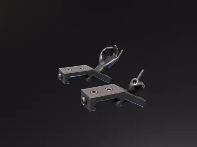 Very Polite Iron Sights Free low-poly 3D model