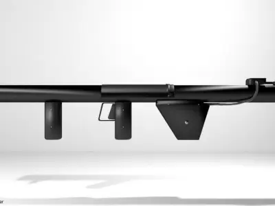 Rocket Launcher - Shoulder-fired - M1 Bazooka 3D model