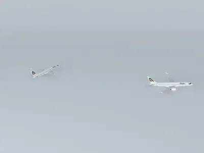 Alitalia World Dynamics NGX-1A Free 3D model