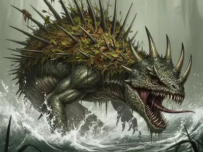 Jacare Emboscada Monster Beast - The Eightpints The Mire Free 3D print model