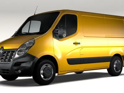 Renault Master L1H1 Van 2017 3D model