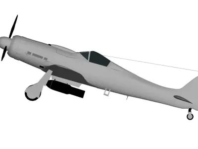 Focke-Wulf fw-190-d  3D model