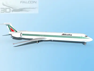 Falcon3D MD-80 Alitalia 3D model